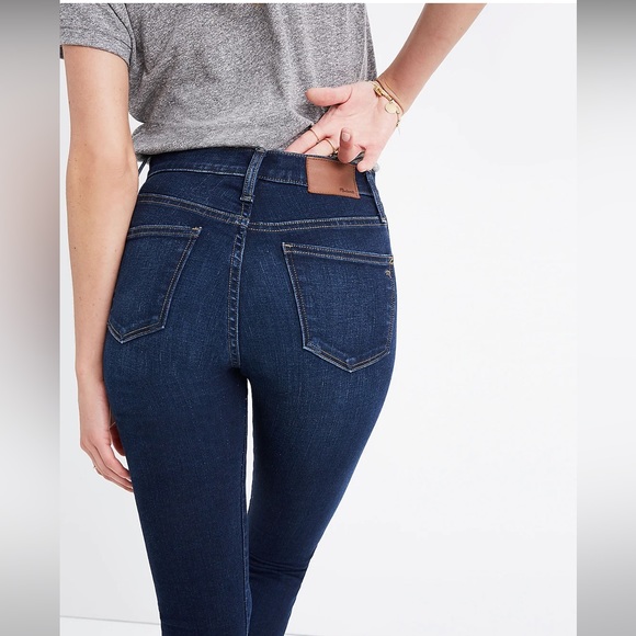 Jeans Madewell Taille 10 - Coupe Skinny Haute En Velours Côtelé (corduroy) Rouge - Neuf Avec étiquettes